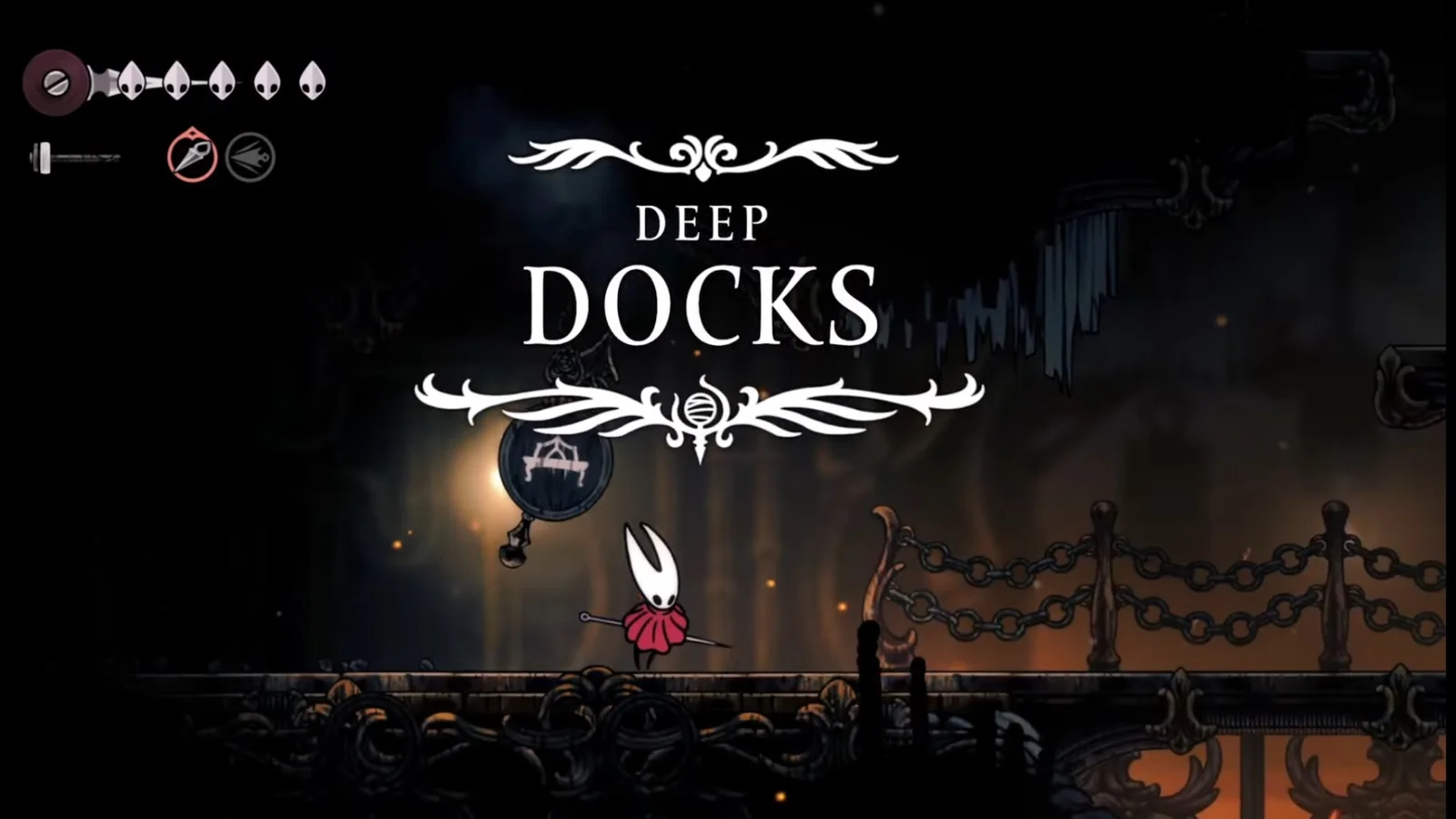 Mapa da região Deep Docks